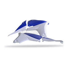 Polisport Radiator Scoops (with Tank Cover) Yamaha YZ450F '10-'13 98YBLU/White
