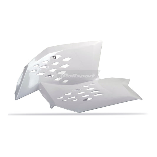Polisport Radiator Scoops KTM SX/SXF '07-'10 / EXC/SXCF '08-'11 White