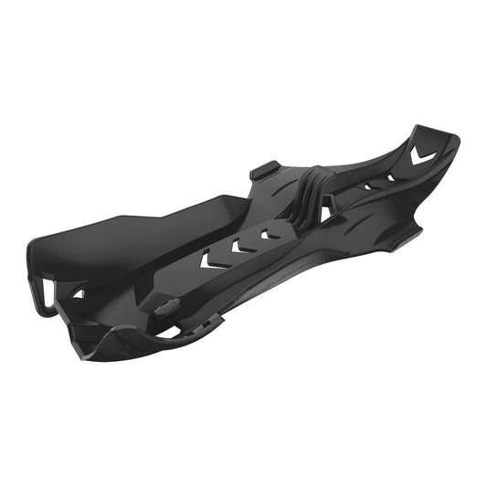 Polisport Fortress Skid Plate with Linkage Cover KTM/Husqvarna - Black