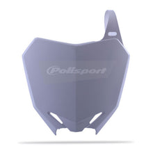 NUMBER PLATE SUZ RMZ250 10-16/ RMZ450 08-16 WHT