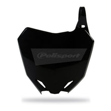 NUMBER PLATE SUZ RMZ250 10-16/ RMZ450 08-16 BLK