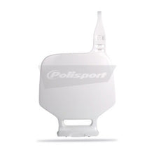 NUMBER PLATE YAM YZ80 93-01 /YZ85 02-14 WHT