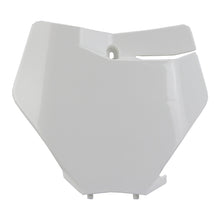NUMBER PLATE KTM SX / SX-F 2019 - OEM WHT