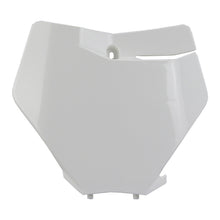NUMBER PLATE KTM SX / SX-F 2019 - OEM WHT