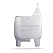 NUMBER PLATE SUZ RM125/250 99-00 WHT