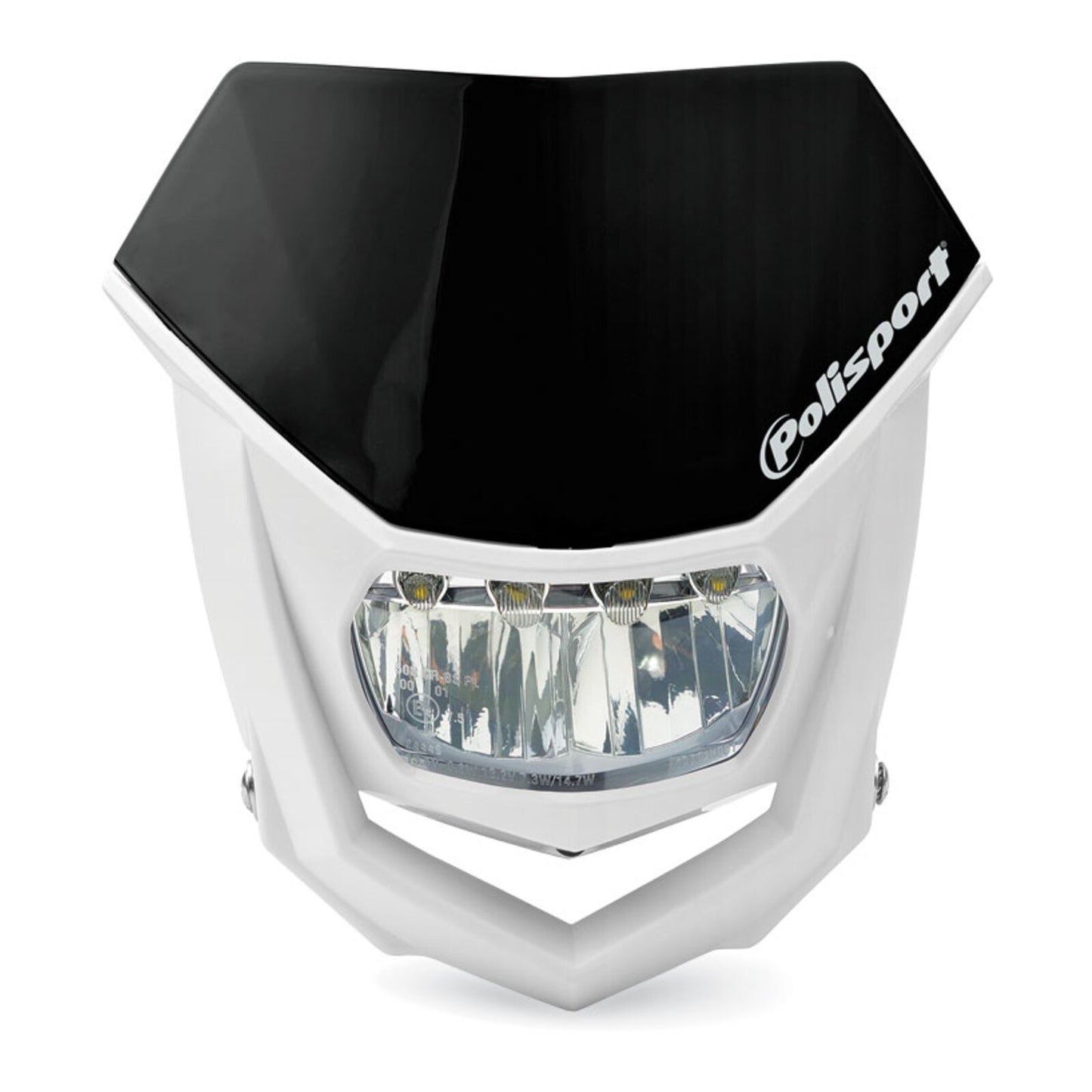Polisport Halo LED Headlight - Black/White