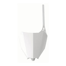 NUMBER PLATE HON CRF450R 17- WHT