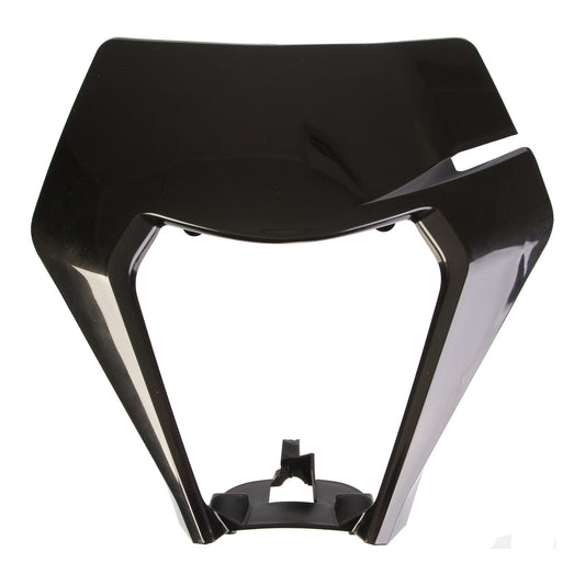 Polisport Number Plate / Headlight Mask KTM EXC/EXC-F '20-'21 - Black