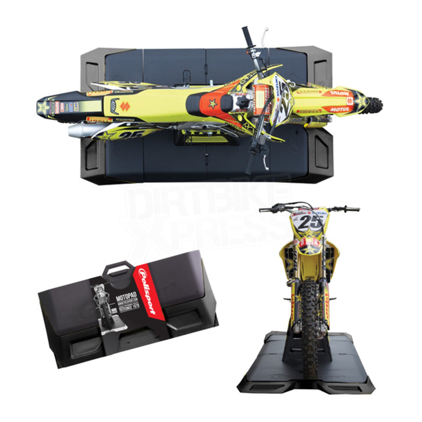 Polisport Motopad Pit Mat - Black