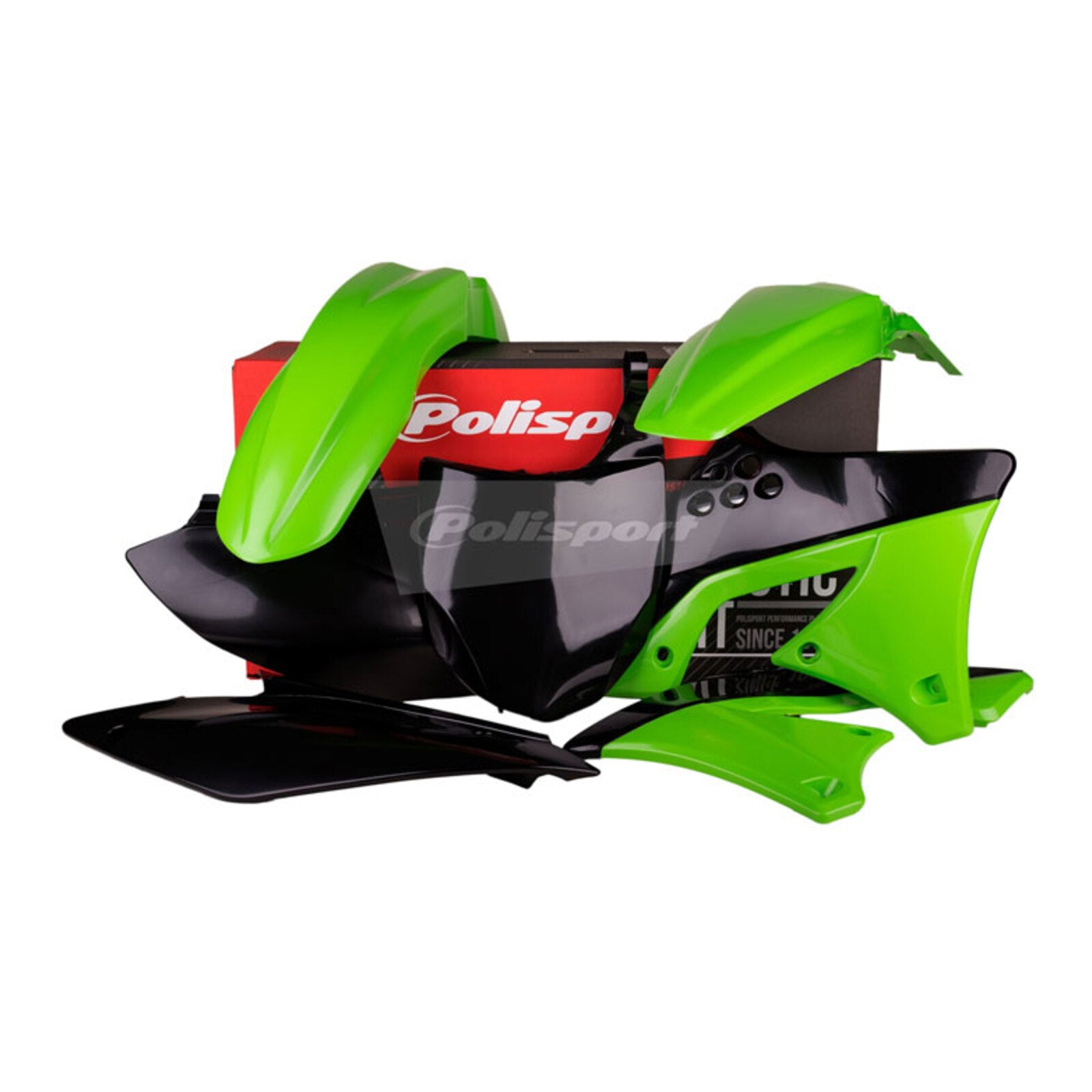 Polisport Kit KX250F ('09-'12) 2012 Green / Black
