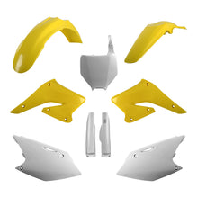 Polisport Full Plastic Kit RM-Z250 '04–'06 - OEM Yellow / White