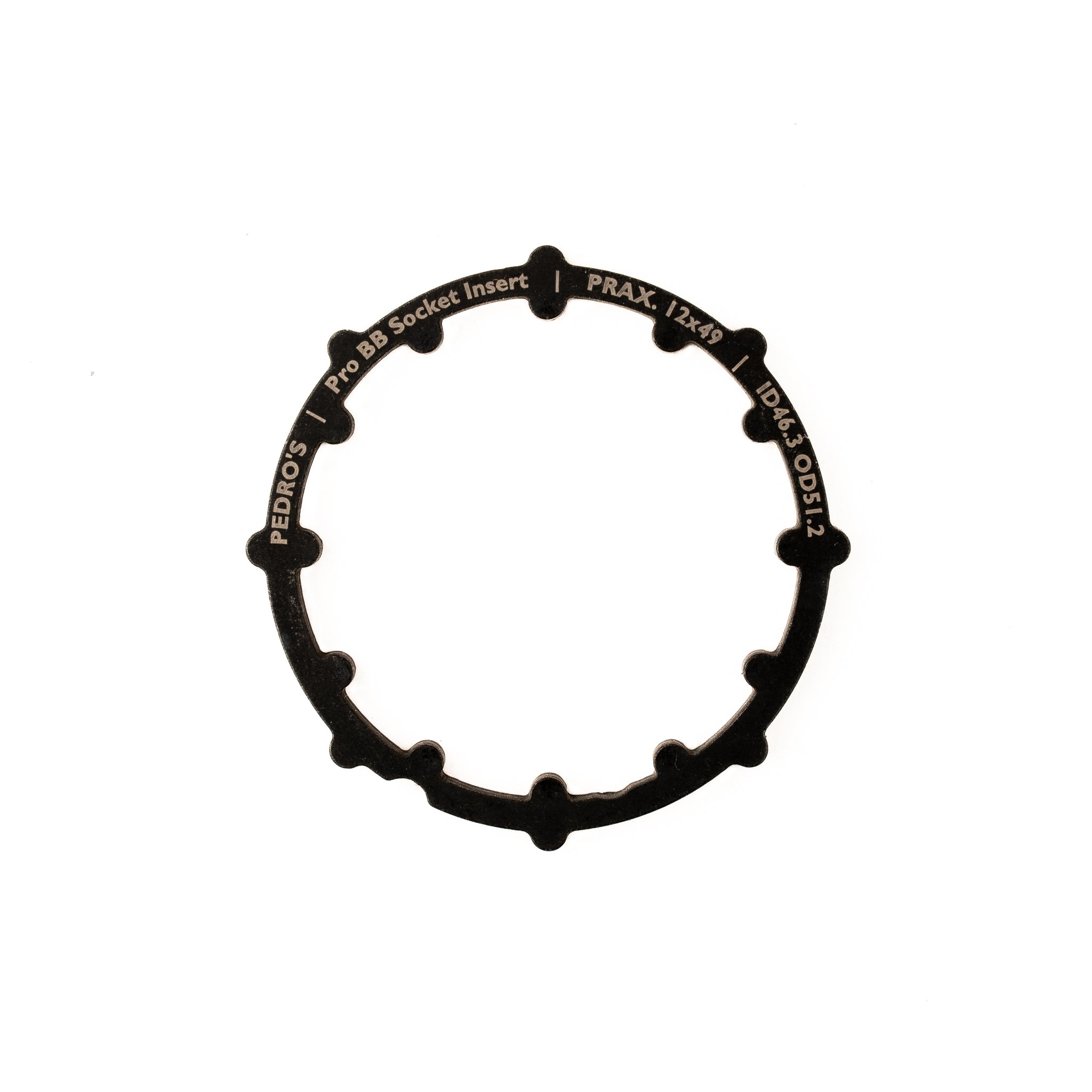 Pedro's Pro BB Socket Insert - Praxis 12x49