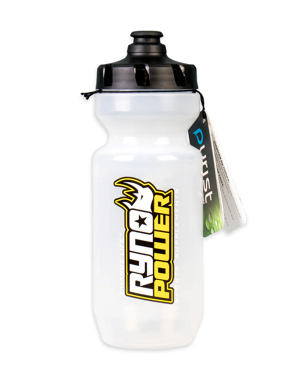 Ryno Power 650ml CLEAR Pro Cycling Bottle