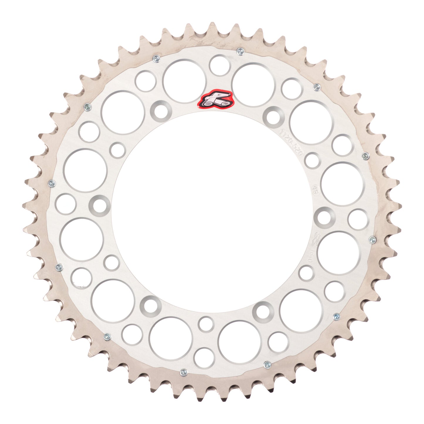 Renthal Sprocket Twinring Silver 48T Bi-Metal Grooved