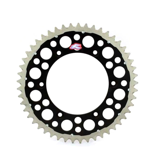 Renthal Sprocket Twinring Black 51T Bi-Metal Grooved Packaged
