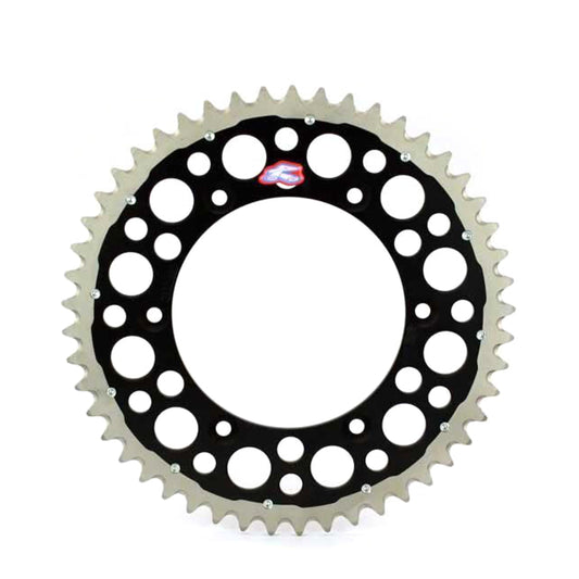 Renthal Sprocket Twinring Black 51T Bi-Metal Grooved Packaged