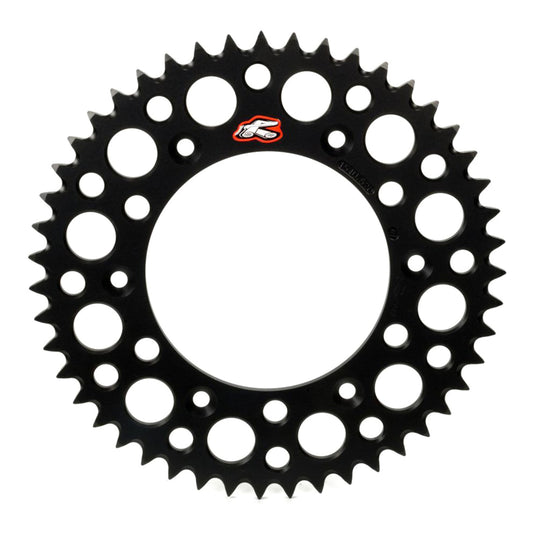 Renthal Sprocket Rear Black 49T Alloy 7075 T6 Grooved