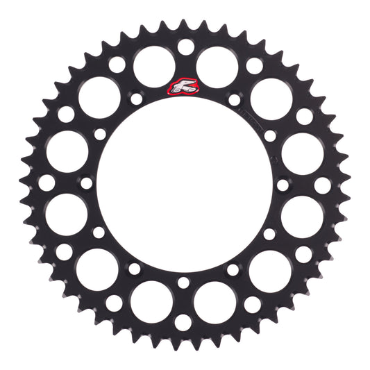 Renthal Sprocket Rear Black 49T Alloy 7075 T6 Grooved