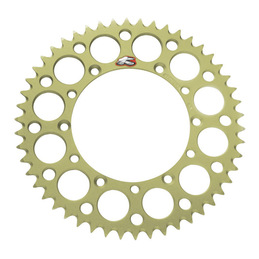 Renthal Sprocket Rear Hard Anodised 49T Alloy 7075 T6 Grooved
