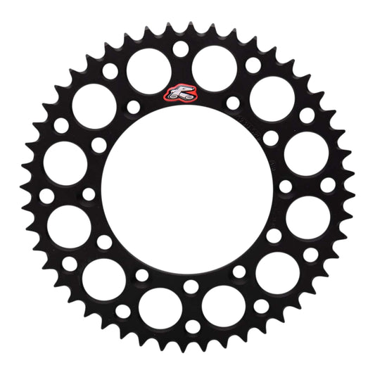 Renthal Sprocket Rear Black 50T Alloy 7075 T6 Grooved