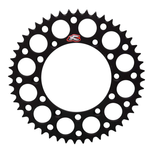 Renthal Sprocket Rear Black 51T Alloy 7075 T6 Grooved Suzuki