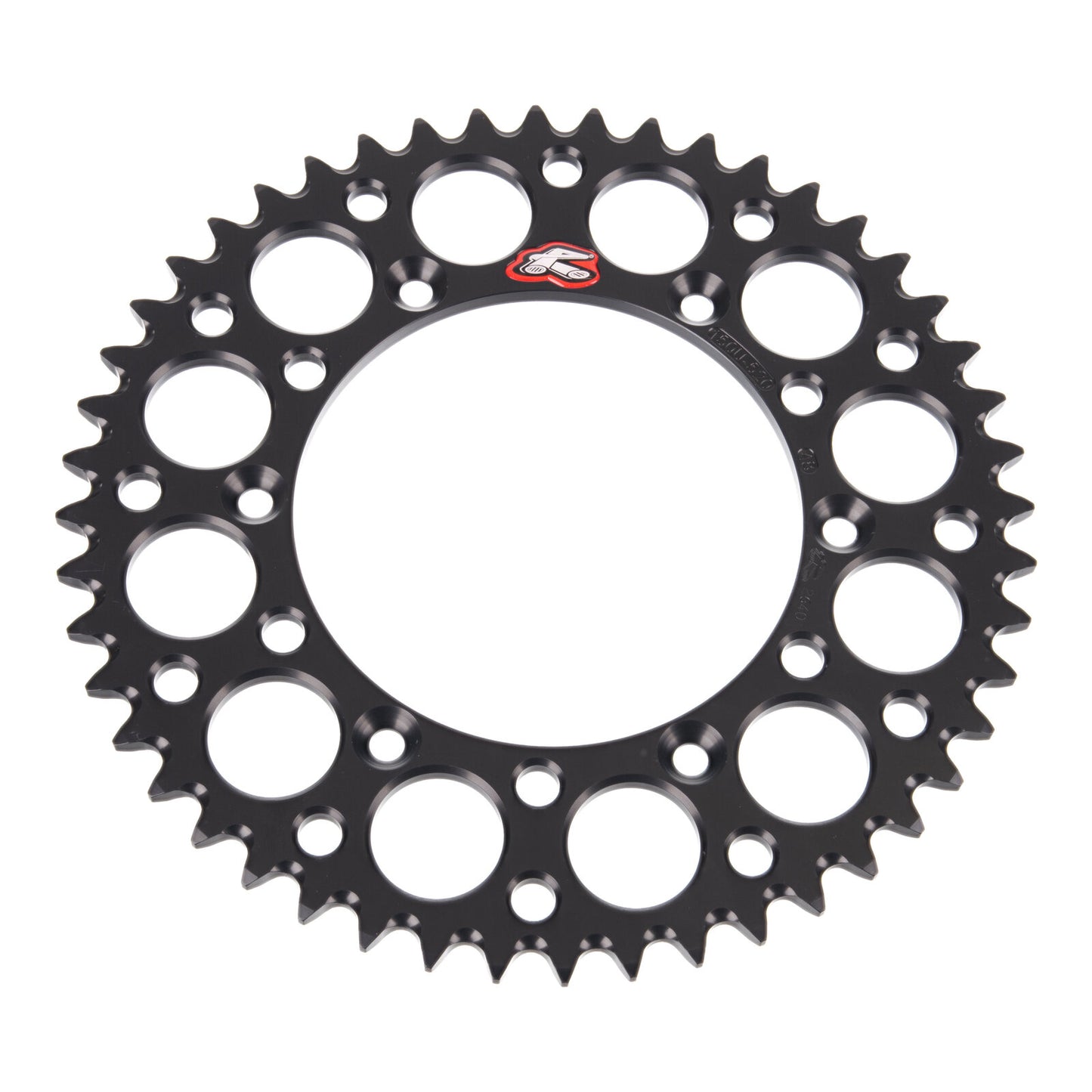 Renthal Sprocket Rear Black 48T Alloy 7075 T6 Grooved