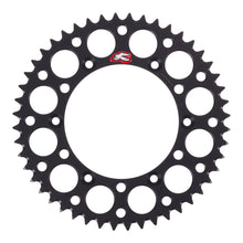 Renthal Sprocket Rear Black 48T Alloy 7075 T6 Grooved