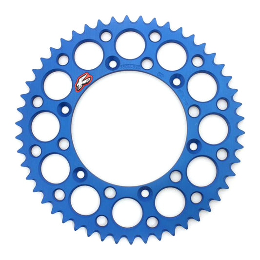 Renthal Sprocket Rear Blue 49T Alloy 7075 T6 Grooved
