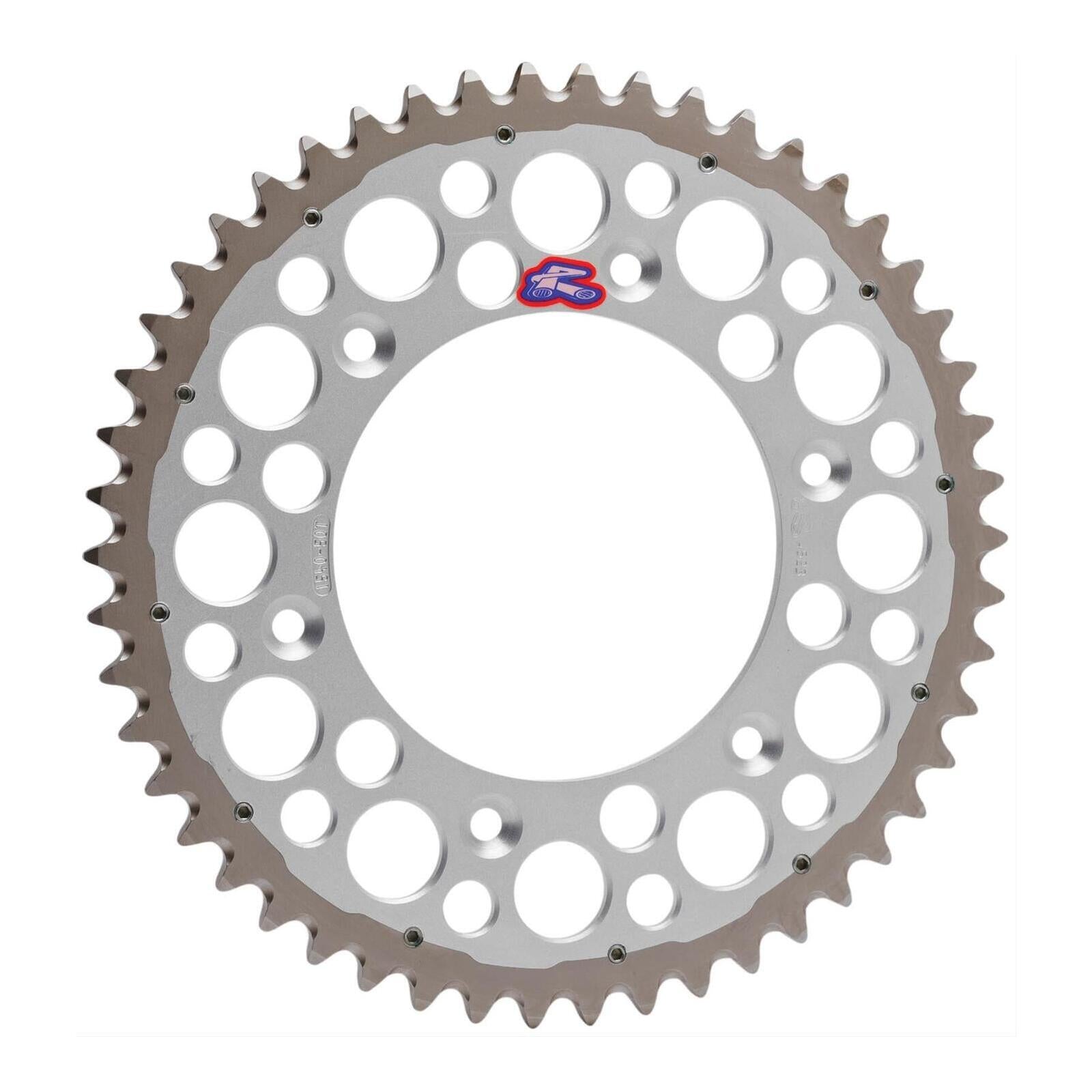 Renthal Sprocket Twinring Silver 47T Bi-metal Grooved Packaged