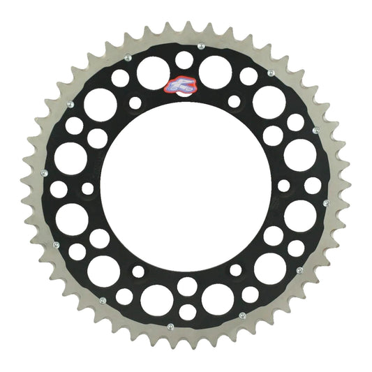 Renthal Sprocket Twinring Black 48T Bi-Metal Grooved Packaged