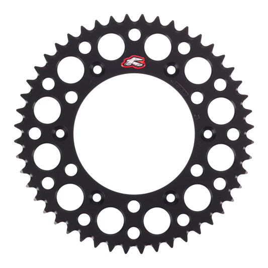 Renthal Sprocket Rear Black 48T Alloy 7075 T6 Grooved
