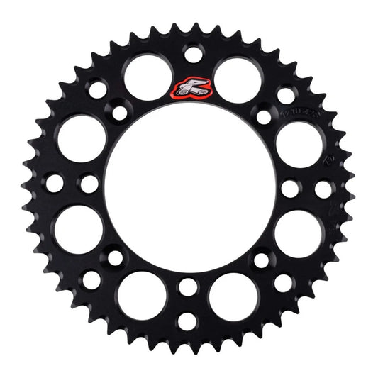 Renthal Sprocket Rear Black 49T Alloy 7075 T6 Grooved
