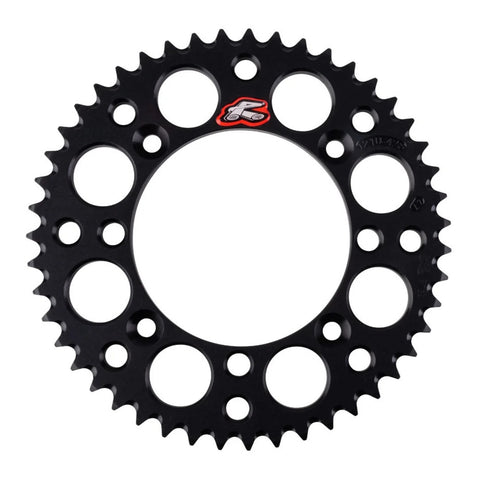 Renthal Sprocket Rear Black 49T Alloy 7075 T6 Grooved