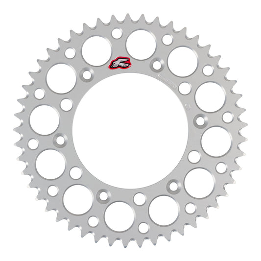 Renthal Sprocket Rear Silver 49T Alloy 7075 T6 Grooved Honda