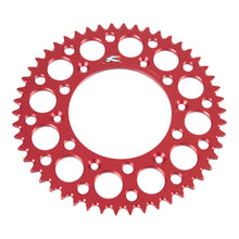 Renthal Sprocket Rear Red 50T Alloy 7075 T6 Grooved