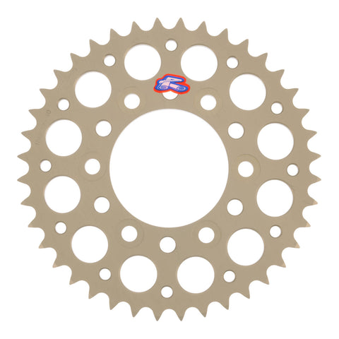 Renthal Sprocket Rear Silver 40T Alloy 7075 T6 Grooved Kawasaki