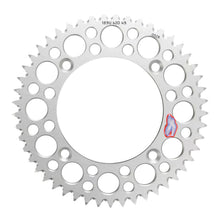 Renthal Rear Sprocket T6 Grooved 7075 Alloy 420 - Silver [Honda]