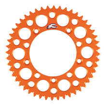 Renthal Rear Sprocket 48T Alloy 7075-T6 Grooved - Orange (KTM, Husqvarna)