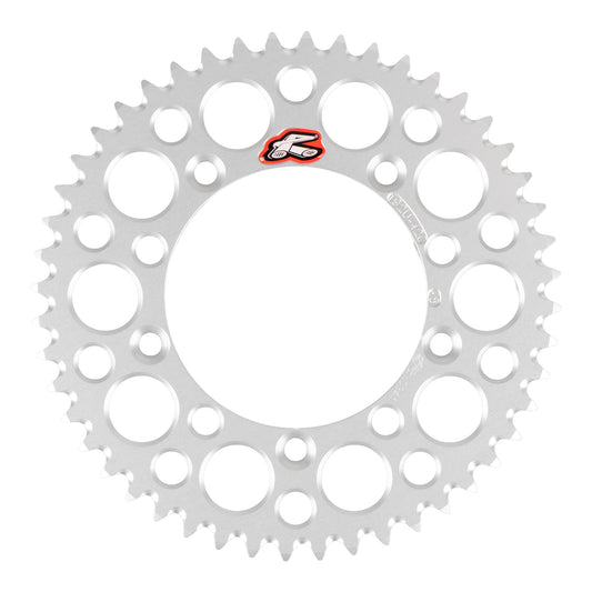 Renthal Rear Sprocket 48T Alloy 7075-T6 Grooved - Silver (KTM, Husqvarna)