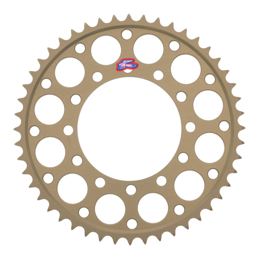 Renthal Sprocket Rear Silver 48T Alloy 7075 T6 Grooved Kawasaki