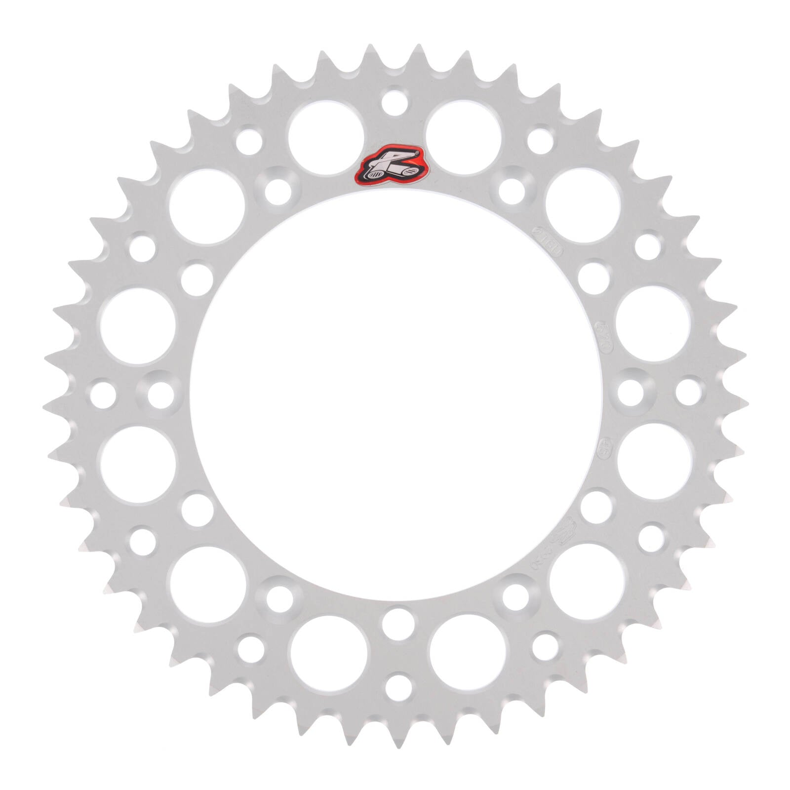 Renthal Rear Sprocket T6 Grooved 7075 Alloy - Silver [GasGas]