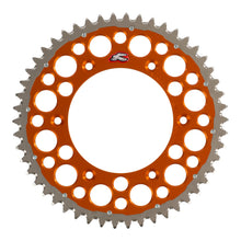 Renthal Sprocket Twinring Orange 50T Bi-Metal Grooved