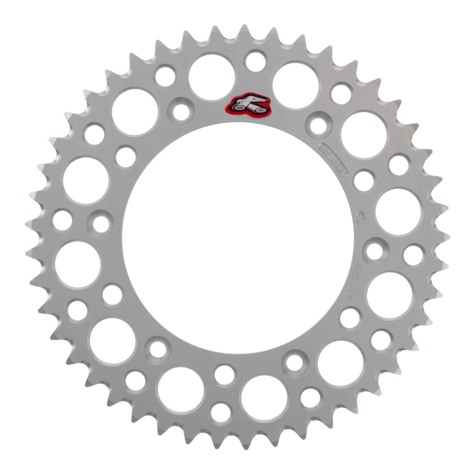 Renthal Sprocket Rear Silver 45T Alloy 7075 T6 Grooved