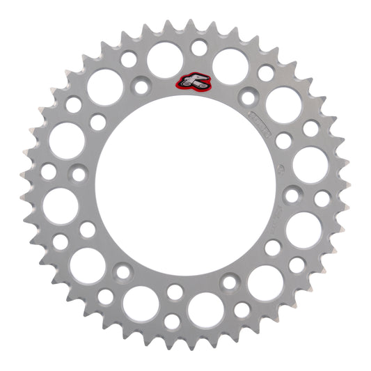 Renthal Sprocket Rear Silver 45T Alloy 7075 T6 Grooved