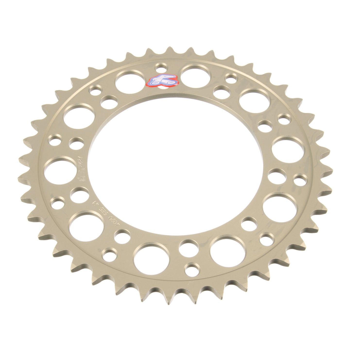Renthal Rear Sprocket T6 7075 Alloy Grooved 409 / 525 - Silver [Suzuki]