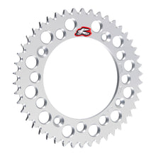 Renthal Rear Sprocket - Silver 46T Alloy 7075-T6 Grooved