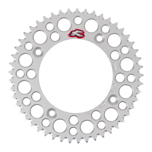 Renthal Sprocket Rear Silver 49T Alloy 7075 T6 Grooved