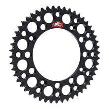 Renthal Rear Sprocket - Black 50T Alloy 7075-T6 Grooved