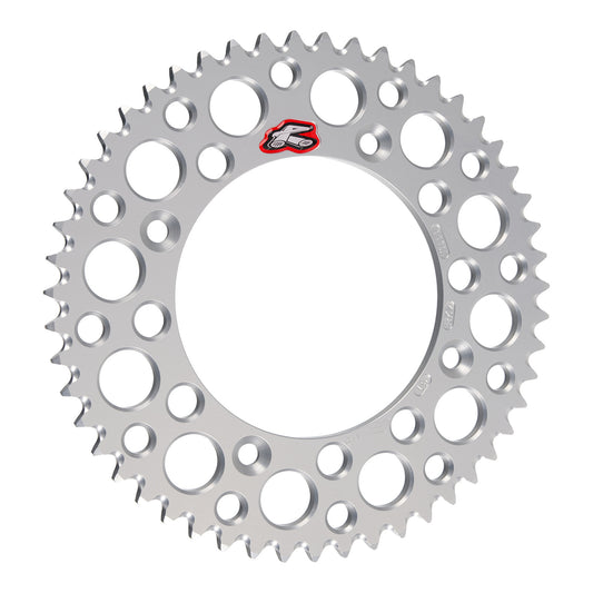 Renthal Rear Sprocket - Silver 51T Alloy 7075-T6 Grooved