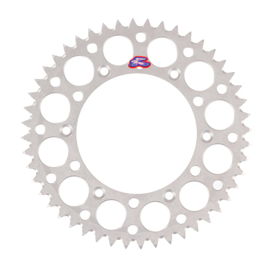 Renthal Sprocket Rear Silver 48T Alloy 7075 T6 Grooved